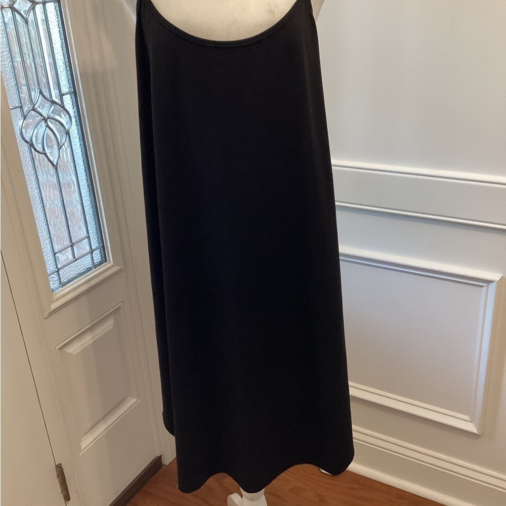 Elegant Black Spaghetti Strap Dress